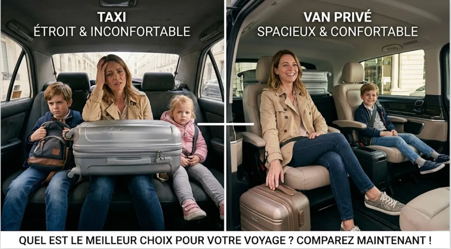 Comparatif taxi classique vs alternatives de transport vers Disneyland Paris
