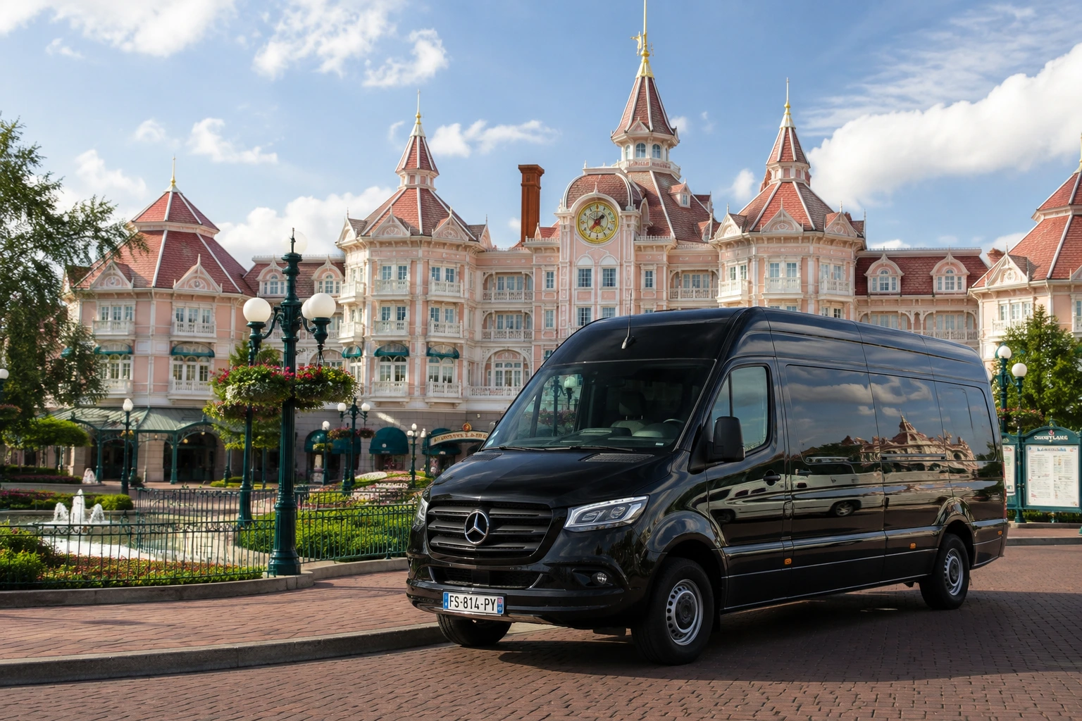 Transfert groupe en Sprinter — 10 à 14 personnes