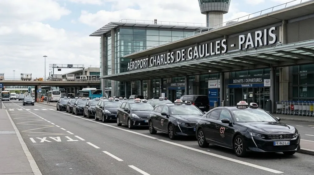 How much does a taxi from CDG to Disneyland Paris cost