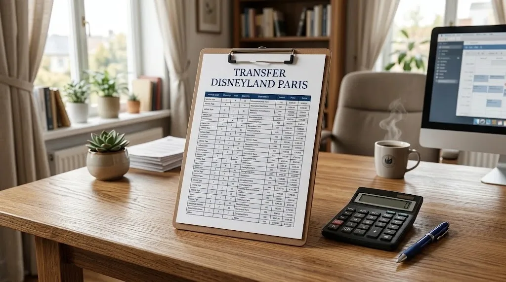 Tarifs taxi CDG vers Disneyland Paris - transfert privé